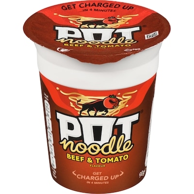 POT Noodles Beef & Tomato Flavour 90 g, $5.32/100g