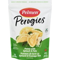 Potato Spinach And Feta Perogies