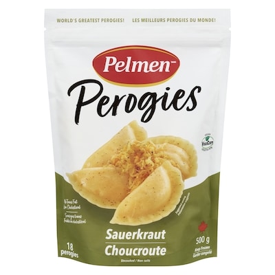 Pelmen Sauerkraut Perogies 500 g, $1.10/100g