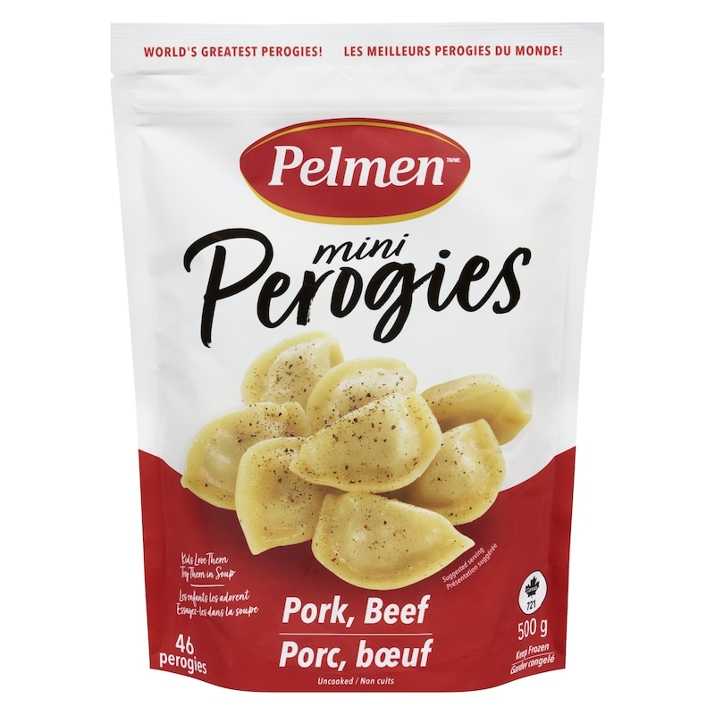 Pork, Beef Mini Perogies