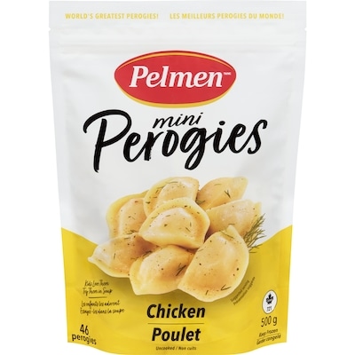 Pelmen Chicken Mini Perogies 500 g, $1.10/100g