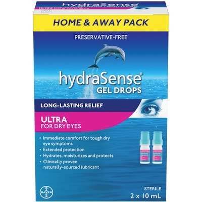 Hydrasense Ultra Eye Drops For Dry Eyes - Preservative Free Eye Gel Drops 20 ml, $124.95/100ml