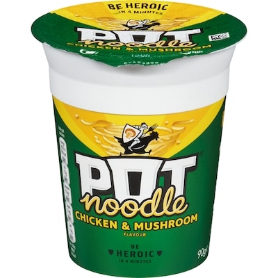 POT Noodles Noodle Chicken & Mushroom Flavour 90 g, $5.32/100g