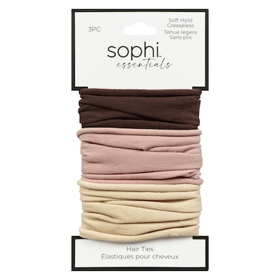 Sophi Essentials élastiques pour cheveux 3 ea, 1,16 $/1ch