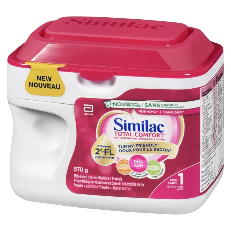 Total Comfort Baby Formula, Powder, 0+ Months, Pink