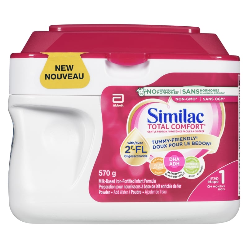 Total Comfort Baby Formula, Powder, 0+ Months, Pink