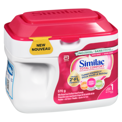 Total comfort, préparation pour nourrissons en poudre, 0+ mois, emballage rose