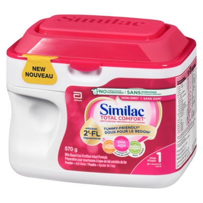 Total comfort, préparation pour nourrissons en poudre, 0+ mois, emballage rose
