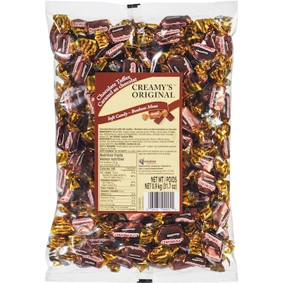 Exclusive Brands Soft Candy Chocolate Toffee Creamy's Original 900 g, $1.17/100g