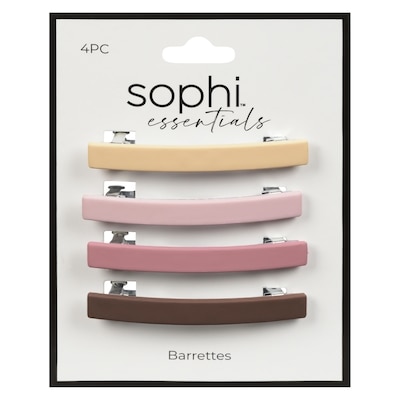 Sophi Essentials Barrettes 4 ea, $0.82/1ea