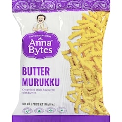 Anna Bytes Crispy Rice Sticks Flavoured With Butter Murukku 170 g, $1.46/100g