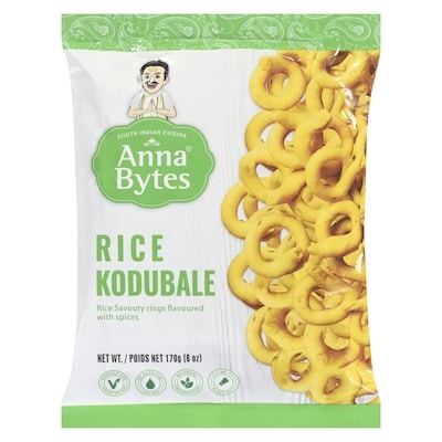 Anna Bytes Kodubale de riz 170 g, 1,47 $/100g