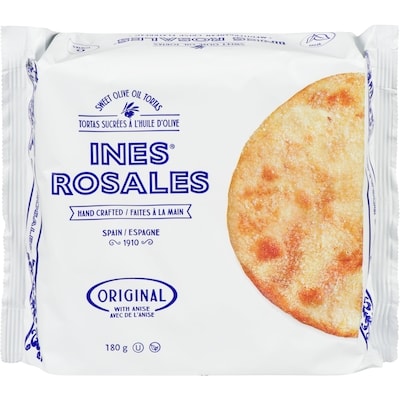 Ines Rosales Sweet Olive Oil Tortas Original With Anise 180 g, $4.44/100g