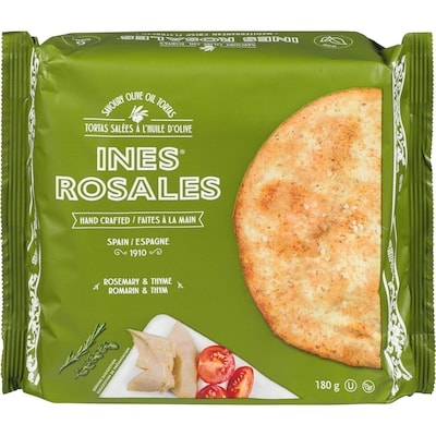 Ines Rosales Savoury Olive Oil Tortas Rosemary & Thyme 180 g, $4.44/100g