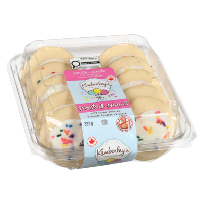 Soft Sugar Cookies Vanilla Frosted