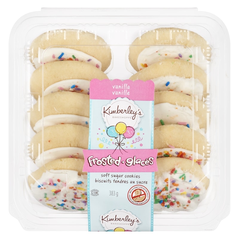 Soft Sugar Cookies Vanilla Frosted