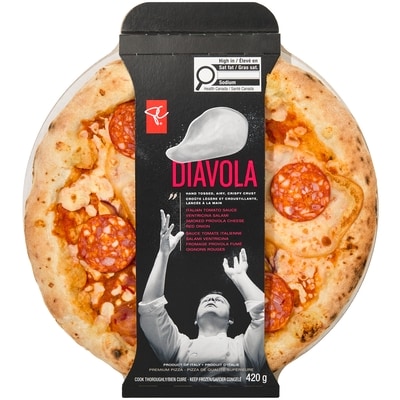 PC Black Label Diavola Premium Pizza 420 g, $2.14/100g
