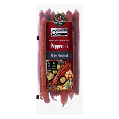 Grimms Pepperoni All Beef 450 g, $2.89/100g