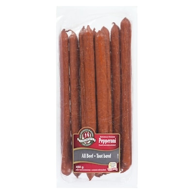 Grimms Pepperoni All Beef 450 g, $2.89/100g