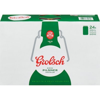 Grolsch Bière Pilsner Premium (Pièce d’identité requise au moment du ramassage) 24x355.0 ml, 0,42 $/100ml