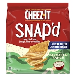 Kellogg’s Snap'd craquelins cuits au four saveur de parmesan ranch 212.91 g, 2,11 $/100g
