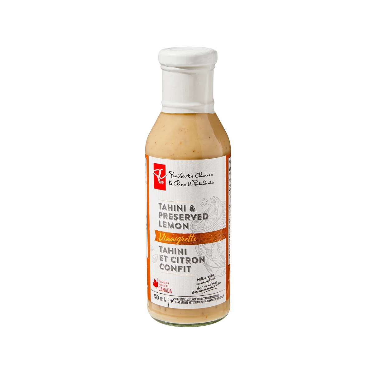 President's Choice Tahini Preserved Lemon Vinaigrette 350 ml, $1.43/100ml