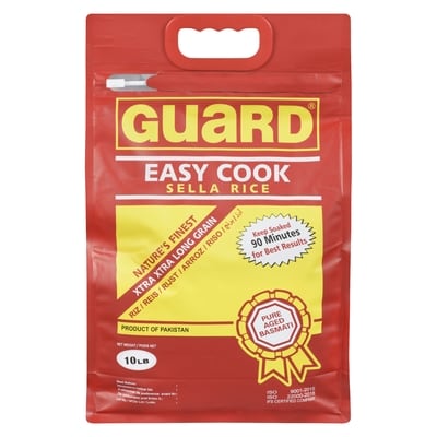 Guard Sella Rice Easy Cook 4.535 kg, $0.40/100g