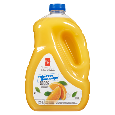 Jus d’orange sans pulpe
