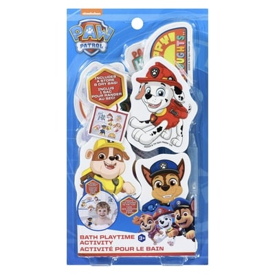 Pat’ Patrouille Paw patrol activité pour le bain 3+ 1 ea, 10,99 $/1ch