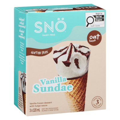 Dairy Free Frozen Dessert Vanilla Sundae