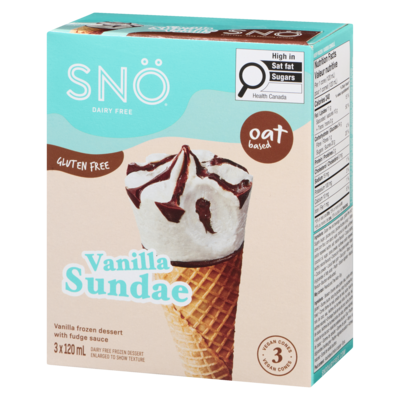 Dairy Free Frozen Dessert Vanilla Sundae