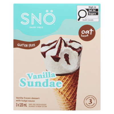 Dairy Free Frozen Dessert Vanilla Sundae
