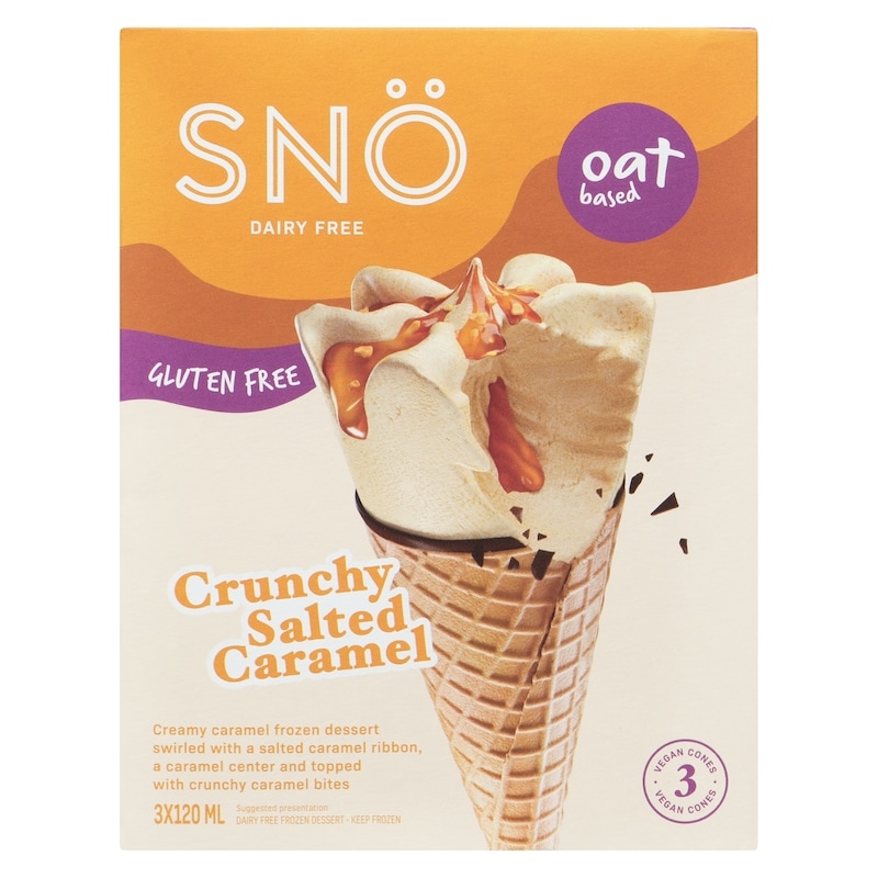 Dairy Free Frozen Dessert Crunchy Salted Caramel