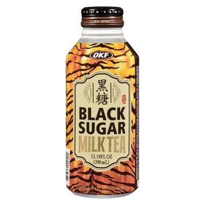 Thé au lait au sucre noir