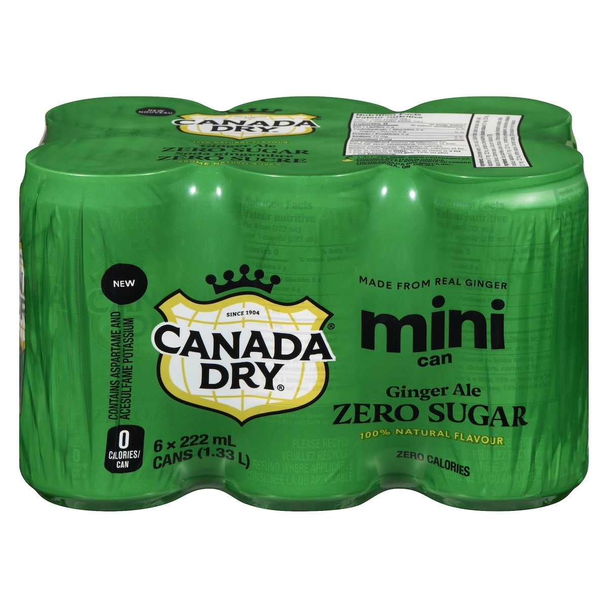 Canada Dry Ginger Ale Zero Sugar