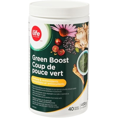 Life Arôme de vanille française - Coup de pouce vert Immunitaire et antioxydants 400 g, 7,50 $/100g