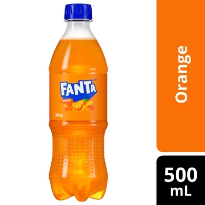 FANTA Soda Orange Bottles 500 ml, $0.76/100ml