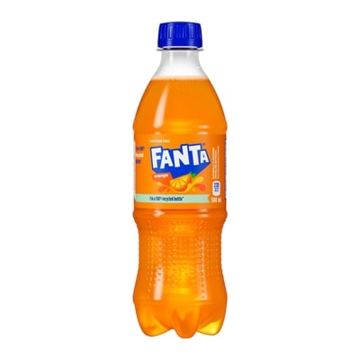 FANTA Soda Orange Bottles 500 ml, $0.66/100ml