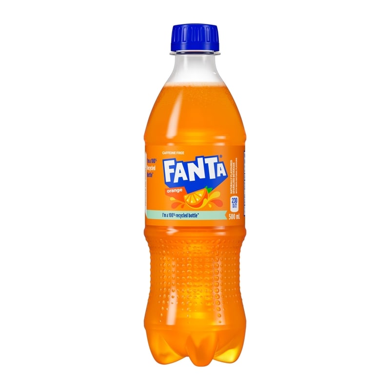 Soda Orange Bottles