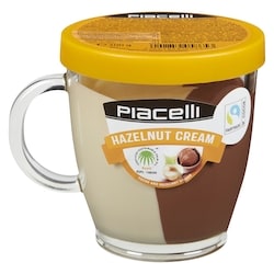 Piacelli Tartinade aux noisettes à la vanille dans en pot réutilisable 300 g, 2,50 $/100g