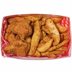 null 4 Chicken Wings & Potato Wedges (After 11am) 462 g, $1.95/100g