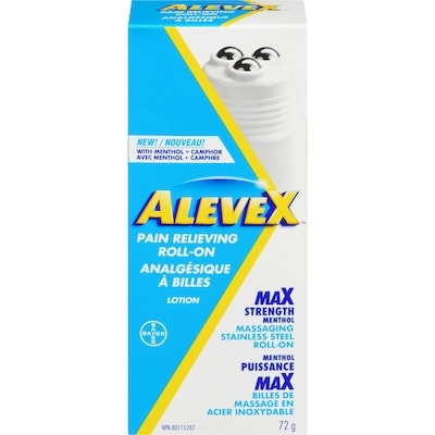 ALEVE Lotion anti-douleur avec applicateur à bille massante 72 g, 29,15 $/100g