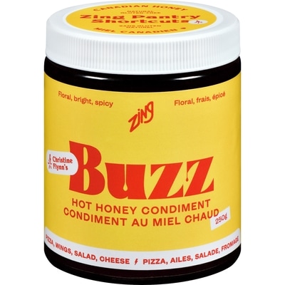 Zing Christine Flynn's Buzz Hot Honey Condiment Medium 250 g, $5.20/100g