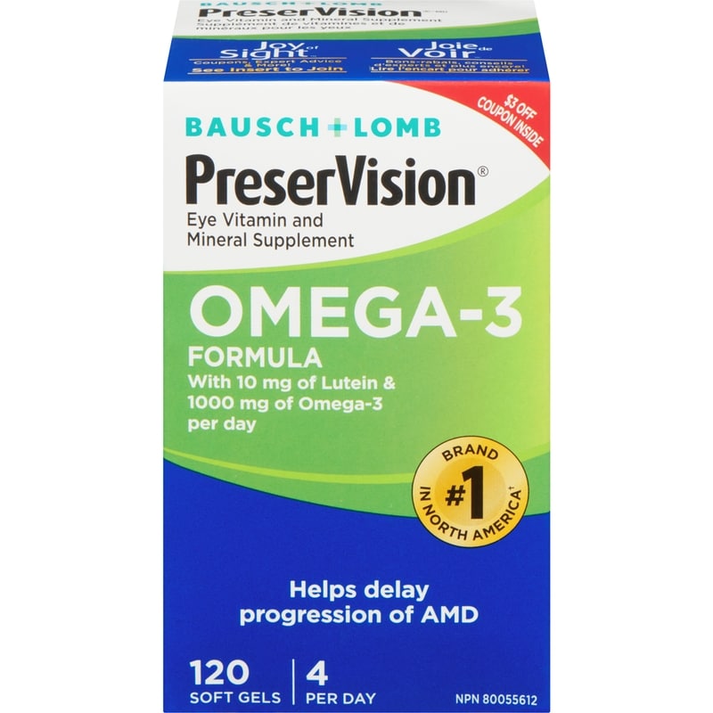 Omega-3 Eye Vitamin & Mineral Supplement