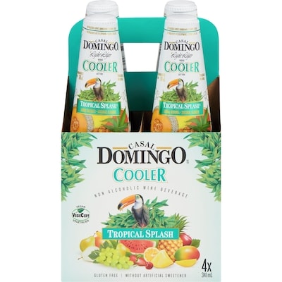 Casal Domingo Cooler Non Alcoholic Wine Beverage Tropical Splash 4x341.0 ml, $0.37/100ml
