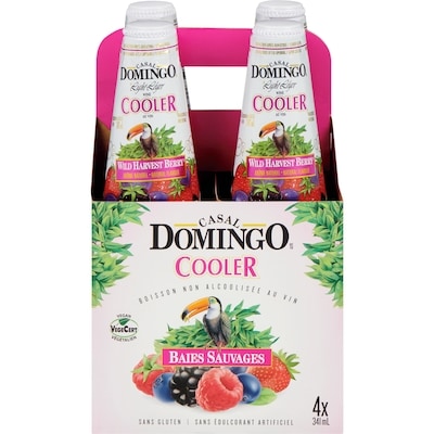 Casal Domingo Cooler boisson non alcoolisée au vin baies sauvages 4x341.0 ml, 0,37 $/100ml
