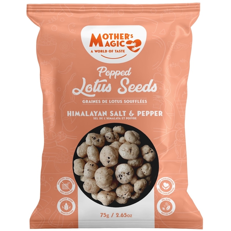 Popped Lotus Seed, Salt & Pepper