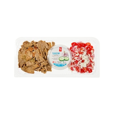 null Gyro Tray with Pitas 1.01 kg, $1.98/100g