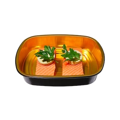 Filet de saumon au beurre pesto entrée