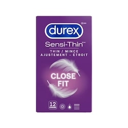 Durex Condoms en latex ajustement serré Sensi-Thin Close Fit 1 ea, 11,49 $/1ch